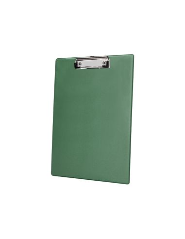 Portanotas Q-Connect Plastico 50% Reciclado Din A4 Verde Oliva Grosor 2,1 Mm