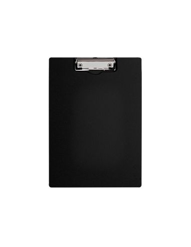 Carpeta Q-Connect Miniclip Superior Din A4 Plastico 50% Reciclado Negro Grosor 2,1 Mm