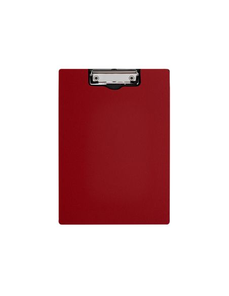 Carpeta Q-Connect Miniclip Superior Din A4 Plastico 50% Reciclado Rojo Grosor 2,1 Mm