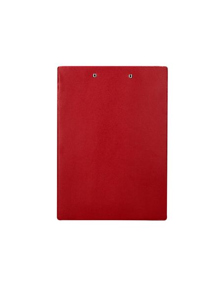 Carpeta Q-Connect Miniclip Superior Din A4 Plastico 50% Reciclado Rojo Grosor 2,1 Mm