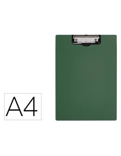 Carpeta Q-Connect Miniclip Superior Din A4 Plastico 50% Reciclado Verde Oliva Grosor 2,1 Mm