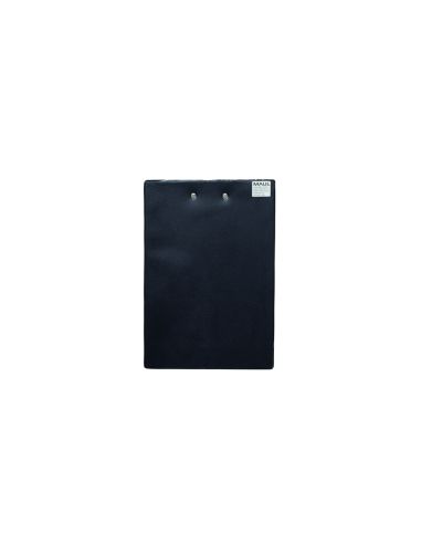 Portanotas Maul Din A5 Carton Plastificado Pvc Con Pinza Color Negro