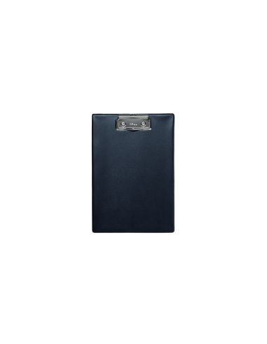 Portanotas Maul Din A5 Carton Plastificado Pvc Con Pinza Color Negro