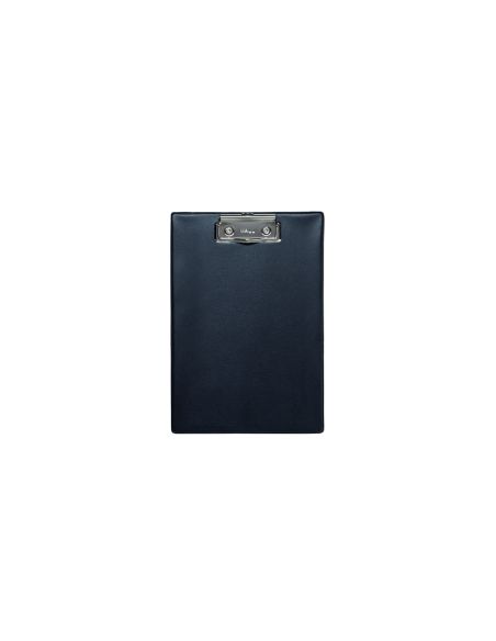 Portanotas Maul Din A5 Carton Plastificado Pvc Con Pinza Color Negro