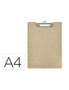 Portanotas Maul Balance Din A4 Carton Reforzado 3 Mm Con Pinza Color Kraft