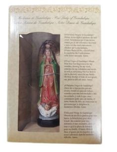 Guadalupe 12Cm Resina Con Oracion
