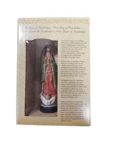 Guadalupe 12Cm Resina Con Oracion