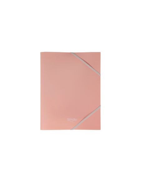 Carpeta Pardo Studio Style Gomas Solapas Polipropileno Expositor De 48 Unidades Colores Pastel Surtidos