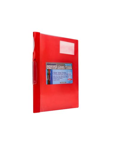 Carpeta Beautone Dossier Pinza Lateral 48380 Polipropildin-A4 Roja Pinza Giratoria -Pack De 10 Retractilado