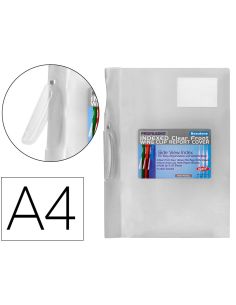 Carpeta Beautone Dossier Pinza Lateral 48384 Polipropildin-A4 Incolora Pinza Giratori-Pack De 10 Retractilado