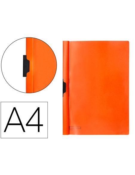 Carpeta Beautone Dossier Pinza Lateral 45301 Polipropildin A4 Naranja 25 H. Pinza Des-Pack De 10 Retractilado