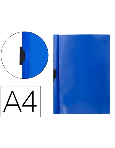 Carpeta Beautone Dossier Pinza Lateral 45302 Polipropildin-A4 Azul 25 H. Pinza Desliz-Pack De 10 Retractilado
