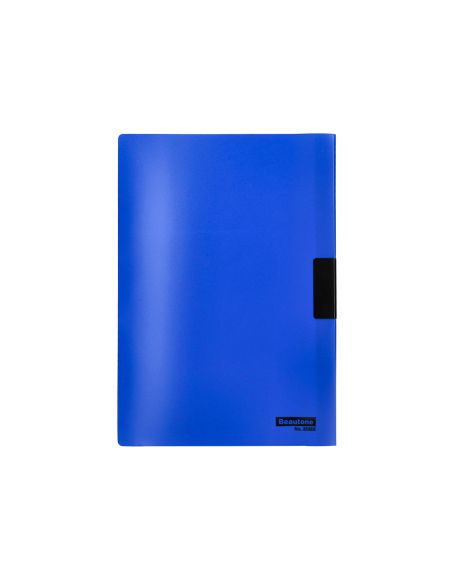 Carpeta Beautone Dossier Pinza Lateral 45302 Polipropildin-A4 Azul 25 H. Pinza Desliz-Pack De 10 Retractilado