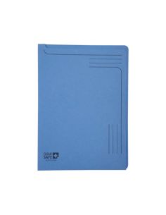 Carpeta Dossier Uñero Exacompta Clean Safe Cartulina 400 Gr Din A4 Azul Paquete De 5 Unidades 2