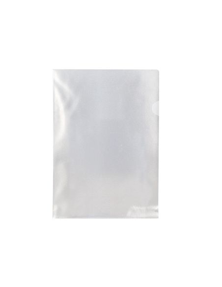Carpeta Q-Connect Dossier Uñero Plastico Folio Transparente 110 Micras