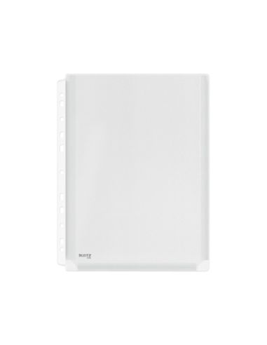 Funda Multitaladro Leitz Con Fuelle Din A4 Con Refuerzo 170 Mc Cristal Pack De 10 Unidades