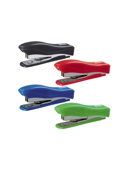 Grapadora Petrus Liliput 200 Recycle Capacidad 12 Hojas + Caja Grapas 23/6 Colores Surtidos