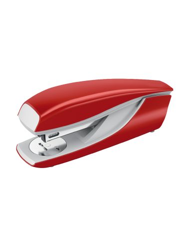 Grapadora Petrus 635 Wow Rojo Metalizado Capacidad 30 Hojas En Blister Usa Grapas 22/6 24/6 Y 26/6