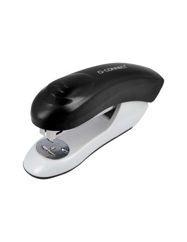 Grapadora Q-Connect Kf14204 Plastico Abs Negra Capacidad 20 Hojas