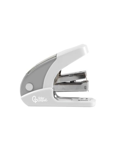 Grapadora Liderpapel Micro Con Regalo De Caja De 1000 Grapas 24/6 26/6 Capacidad 20 Hojas Blanco