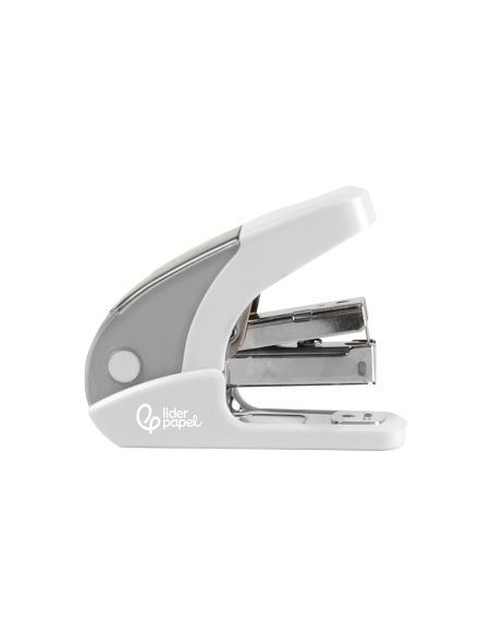 Grapadora Liderpapel Micro Con Regalo De Caja De 1000 Grapas 24/6 26/6 Capacidad 20 Hojas Blanco