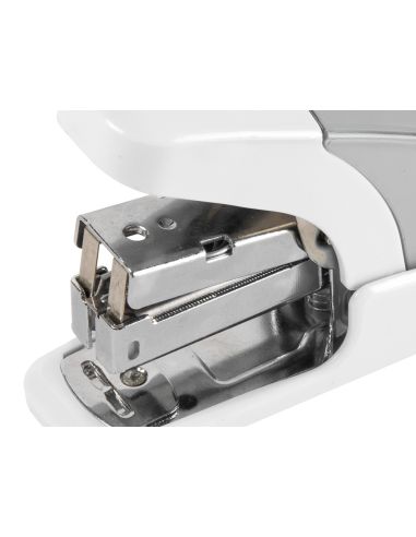Grapadora Liderpapel Micro Con Regalo De Caja De 1000 Grapas 24/6 26/6 Capacidad 20 Hojas Blanco
