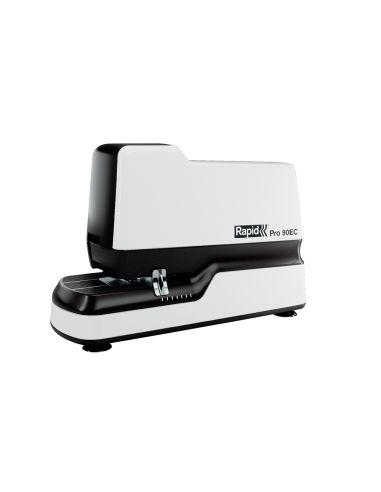 Grapadora Rapid Pro 90Ec Electrica Blanco Capacidad 50 Hojas Usa Grapas N 66 Y N 44