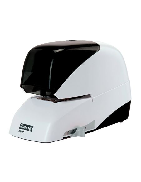 Grapadora Rapid 5050E Electrica Blanco/Negro Capacidad 50 Hojas Usa Grapas Casete 5050
