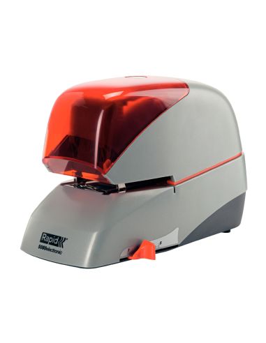 Grapadora Rapid 5080E Electrica Blanco/Negro Capacidad 80 Hojas Usa Grapas Casete 5080