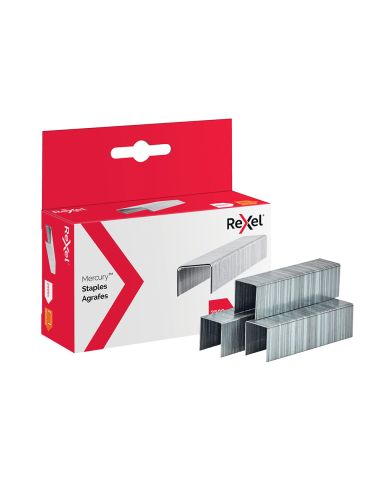 Grapas Rexel Mercury Acero Inoxidable Caja De 2500 Unidades