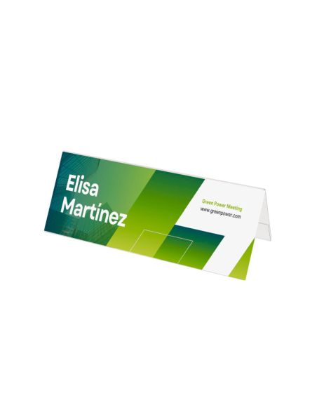 Identificador Sobremesa Archivo 2000 Petg Flexible Visibilidad Boble Cara Din A5 60X210X75 Mm