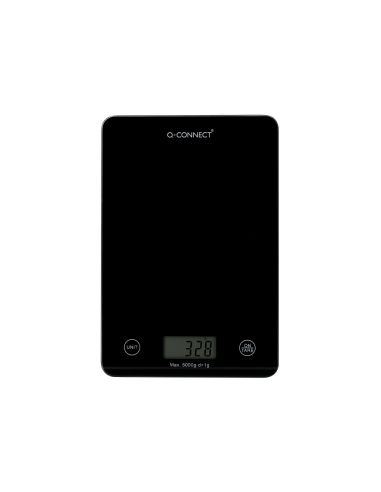 Bascula Precision Q-Connect Digital Con Pantalla Lcd Precision 1 Gr Capacidad De 5 Gr A 5 Kg 200X135X16Mm