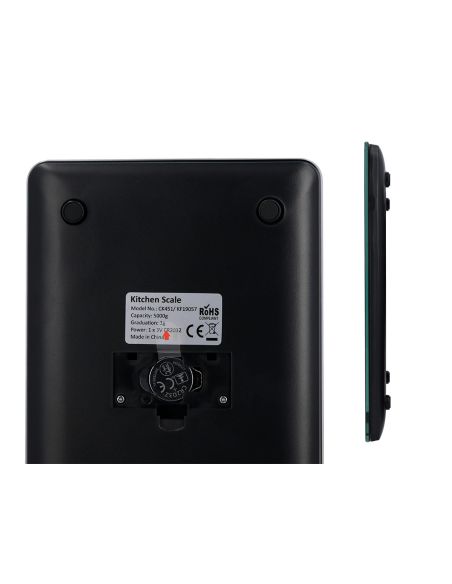 Bascula Precision Q-Connect Digital Con Pantalla Lcd Precision 1 Gr Capacidad De 5 Gr A 5 Kg 200X135X16Mm