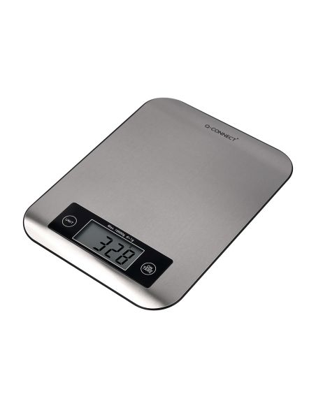 Bascula Precision Q-Connect Digital Con Pantalla Lcd Precision 1 Gr Capacidad De 5 Gr A 10 Kg 215X165X16Mm