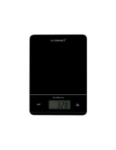 Bascula Precision Q-Connect Digital Con Pantalla Lcd Precision 1 Gr Capacidad De 5 Gr A 15 Kg 240X170X17,5Mm