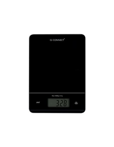 Bascula Precision Q-Connect Digital Con Pantalla Lcd Precision 1 Gr Capacidad De 5 Gr A 15 Kg 240X170X17,5Mm