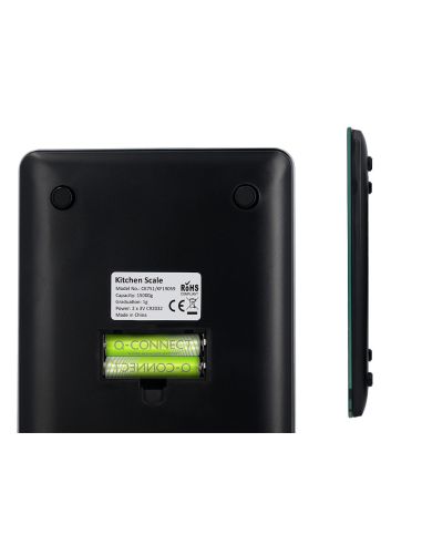 Bascula Precision Q-Connect Digital Con Pantalla Lcd Precision 1 Gr Capacidad De 5 Gr A 15 Kg 240X170X17,5Mm