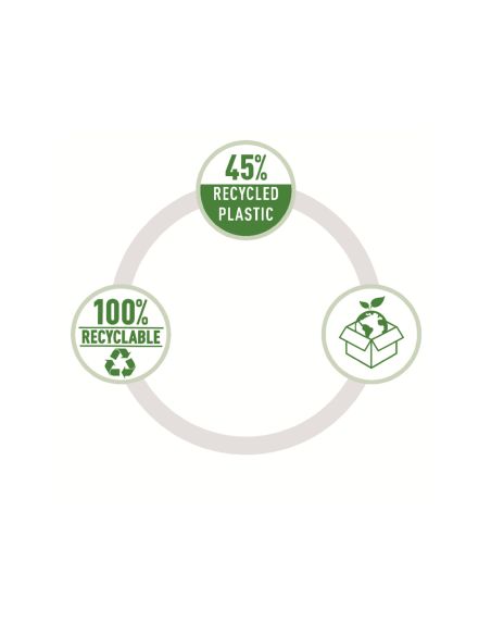 Taladrador Petrus 85 Recycle Negro Capacidad 25 Hojas