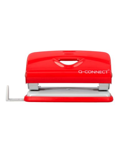 Taladrador Q-Connect Kf14216 Rojo Abertura 1 Mm Capacidad 10 Hojas