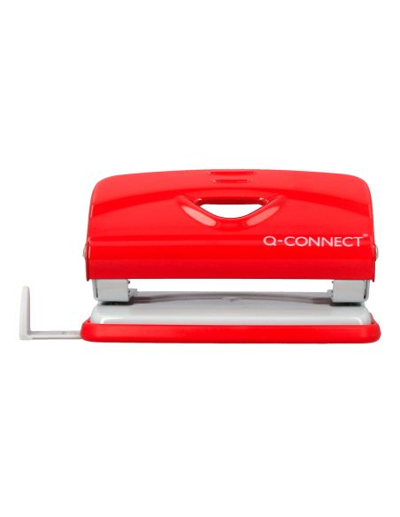 Taladrador Q-Connect Kf14216 Rojo Abertura 1 Mm Capacidad 10 Hojas
