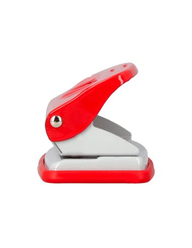 Taladrador Q-Connect Kf14216 Rojo Abertura 1 Mm Capacidad 10 Hojas