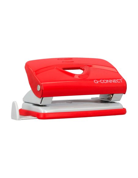 Taladrador Q-Connect Kf14216 Rojo Abertura 1 Mm Capacidad 10 Hojas