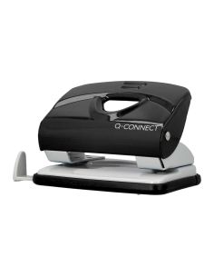 Taladrador Q-Connect Kf14217 Negro Abertura 2 Mm Capacidad 20 Hojas