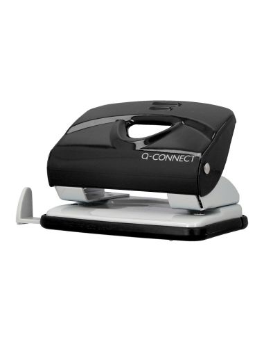 Taladrador Q-Connect Kf14217 Negro Abertura 2 Mm Capacidad 20 Hojas