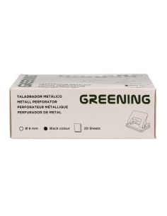 Taladrador Greening Metalico Negro Capacidad 20 Hojas 2