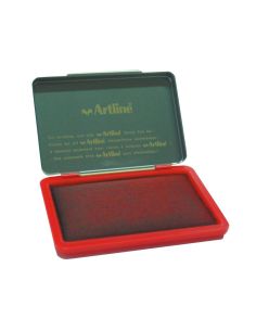 Tampon Artline Ehp-3 Rojo Base De Plastico 67X106 Mm 2