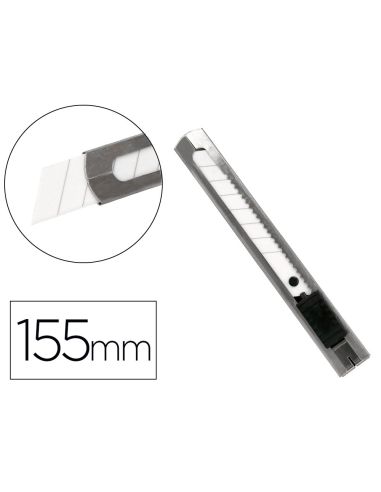 Cuter Q-Connect Metalico Ancho Cuchilla Ceramica 18 Mm Xd- C78 Con Clip Blister 1 Unidad