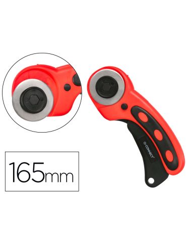 Cuter Q-Connect Rotatorio Medidas 22X56X165 Mm Cuchilla Circular 45 Mm Xd-38 Blister 1 Unidad