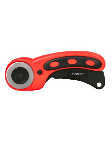 Cuter Q-Connect Rotatorio Medidas 22X56X165 Mm Cuchilla Circular 45 Mm Xd-38 Blister 1 Unidad