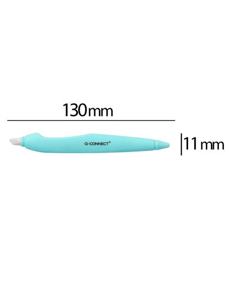 Bisturi Q-Connect Plastico Para Cortar Papel Cuchilla Ceramica Xd-119 Blister 1 Unidad